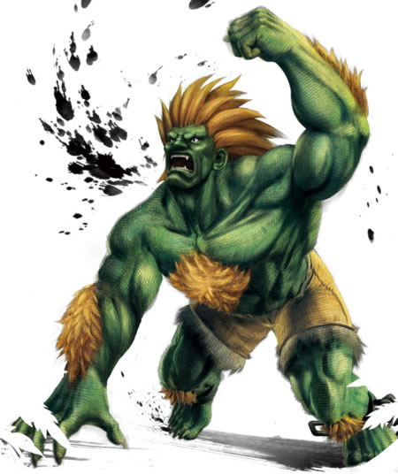 Blanka em Super Street Fighter 4