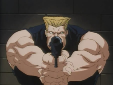 Guile com Pistola