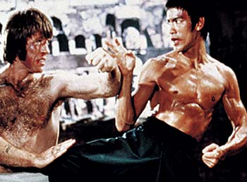 Bruce Lee e Chuck Norris