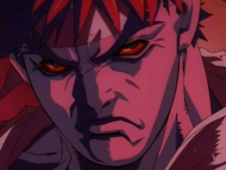 STREET FIGHTER ALPHA - AKUMA!!!!, RYU VAI FAZER UM VISITINHA A ILHA DO  AKUMA, BÁSICAMENTE PARA TENTAR SE LIVRAR DO SEU PODER MALIGNO O SATSUI NO  HADOU UMA CENA FODA!!!!