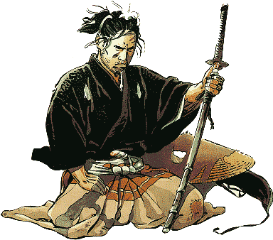 Samurai e sua espada